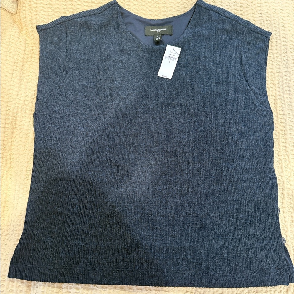 Banana Republic Navy Blue Women's Top